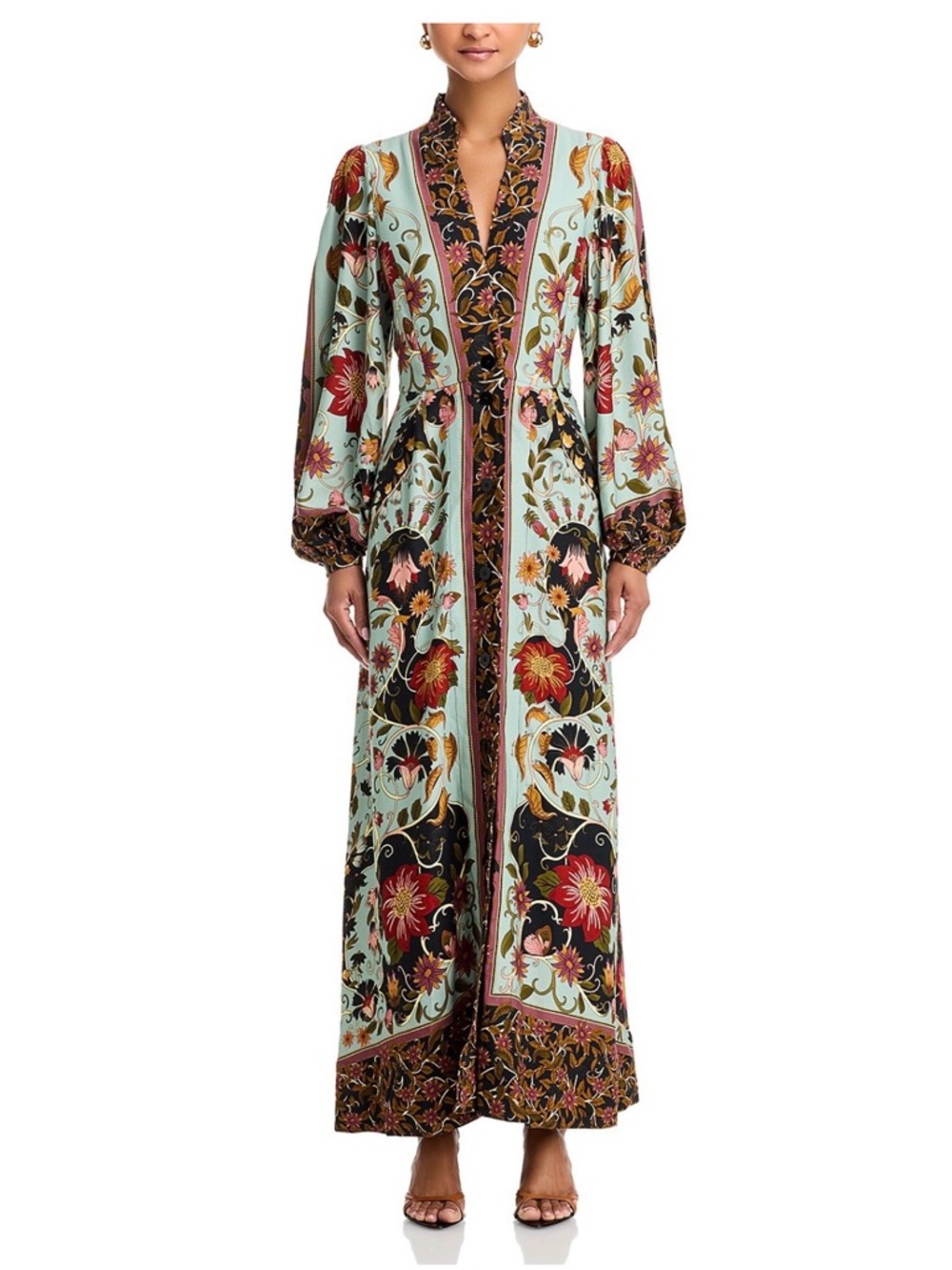 FARM Rio Flowing Beauty Maxi Dress, Size XS, NWT 🇧🇷 - Picture 7 of 16